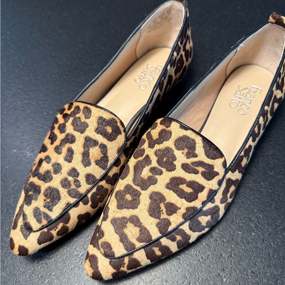 Franco Sarto Leopard Print Flats